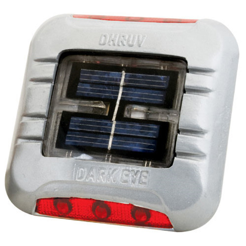 Solar Road Studs Blinkers - Color: Black