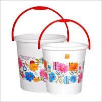 डिज़ाइनर प्रिंटेड बकेट