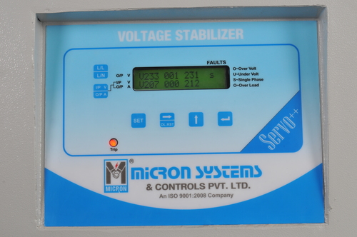 Stablizers Labels - 230V Input, 50-60MHz Frequency | Three Phase, 2 Year Warranty