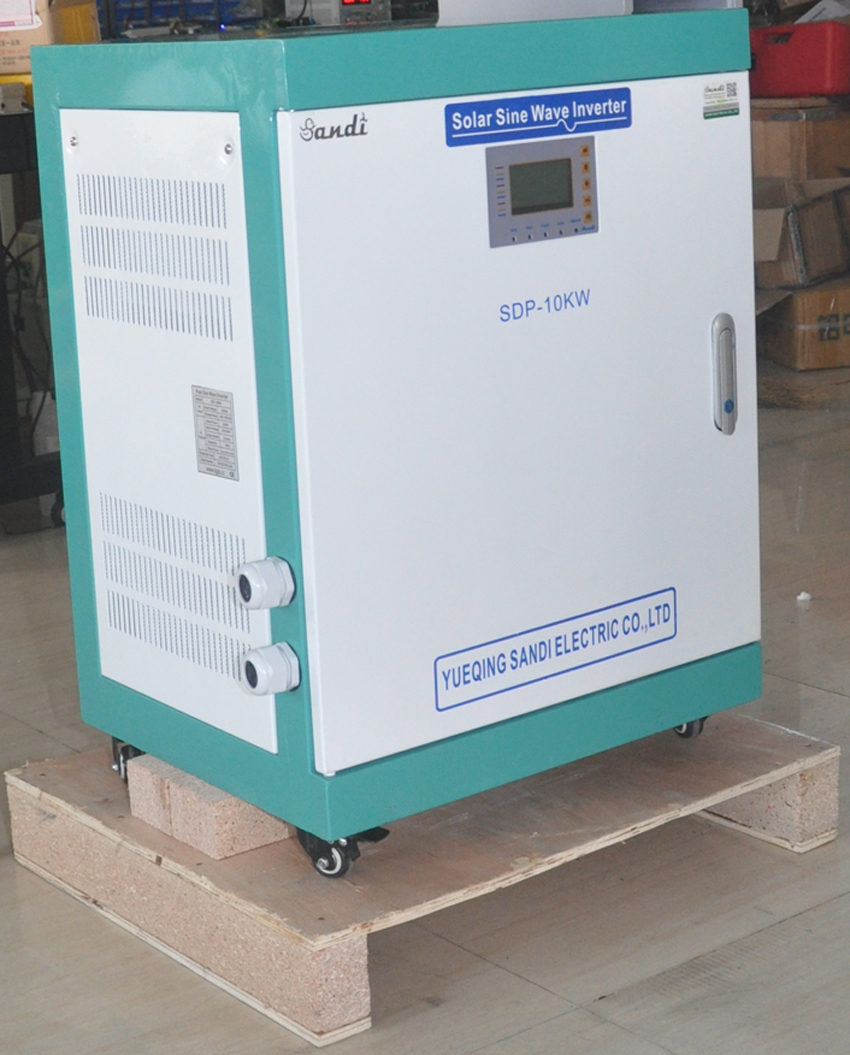 Split Phase 10kw Off-grid Solar Inverter - 120/240vac Output, Lcd Display, Ip20 Protection | High-efficiency Pure Sine Wave, Intelligent Start Modes, Modular Design, Overload And Short Circuit Protection