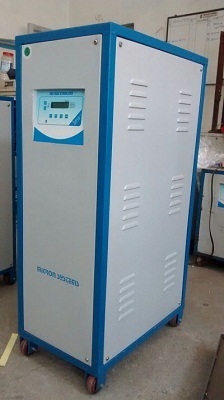Automatic Servo Stabilizer - Three Phase, 50-60 Hz Frequency | 1 Year Warranty, 55 kg Weight