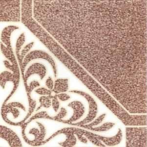 ब्राउन आइवरी ग्लॉसी फ्लोर टाइल्स