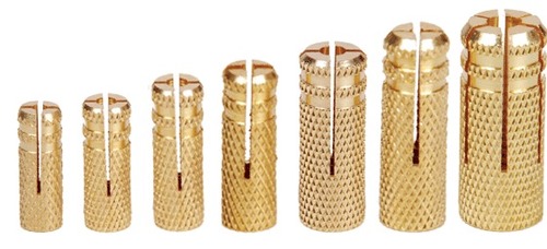 Golden Brass Pool Cover Anchor
