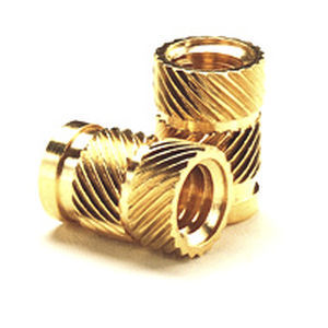 Round Brass Chevron Inserts