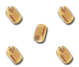 Round Brass Press Lock Type Inserts