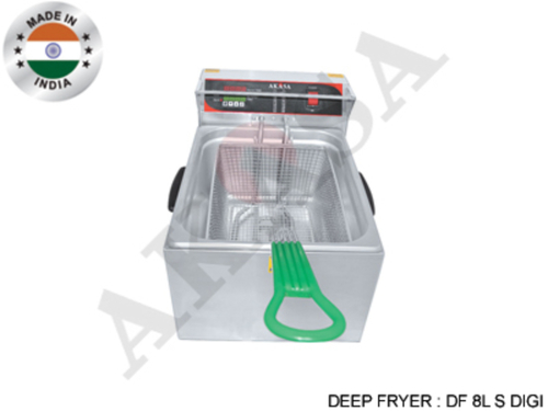 Stainless Steel Akasa Electric Digital Deep Fryer 8Ltr.