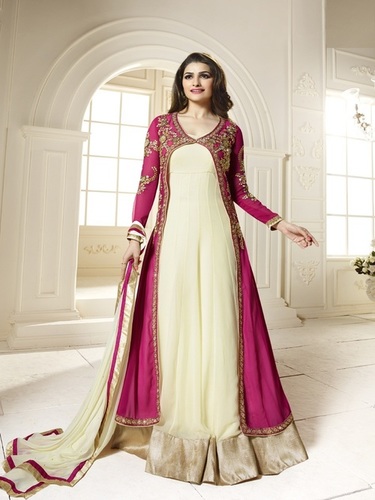 स्वादिष्ट पार्टी पहनने के लिए अनारकली सूट