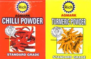 Turmeric and Chilli Powder