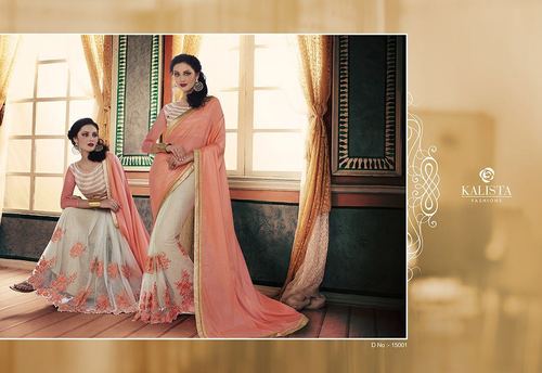 Kalista Embroidery Designer Saree