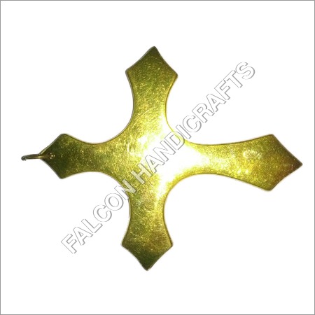 पीतल का सोना क्रॉस