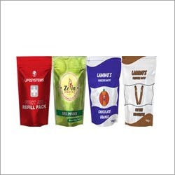 लैमिनेटेड प्रिंटेड स्टैंड अप पाउचेस