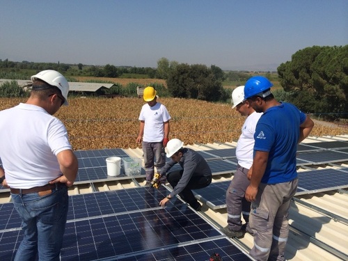 सौर संयंत्र स्थापना