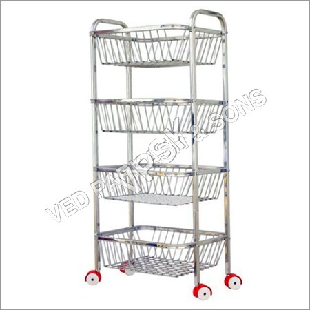 Stainless Steel Fruit Trolley