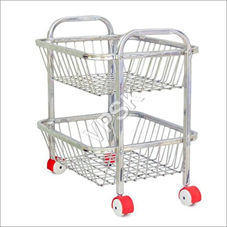 Stainless Steel Vegetable Trolley
