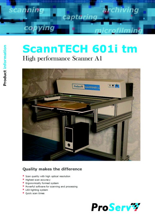 High Resolution 600 dpi newspaper / book scanner