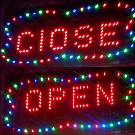 एलईडी ओपन क्लोज़्ड साइन