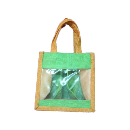 जुट की खिड़की बैग