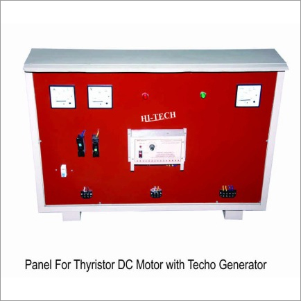 Panel For Thyristoer DC Motor with Techo Generator