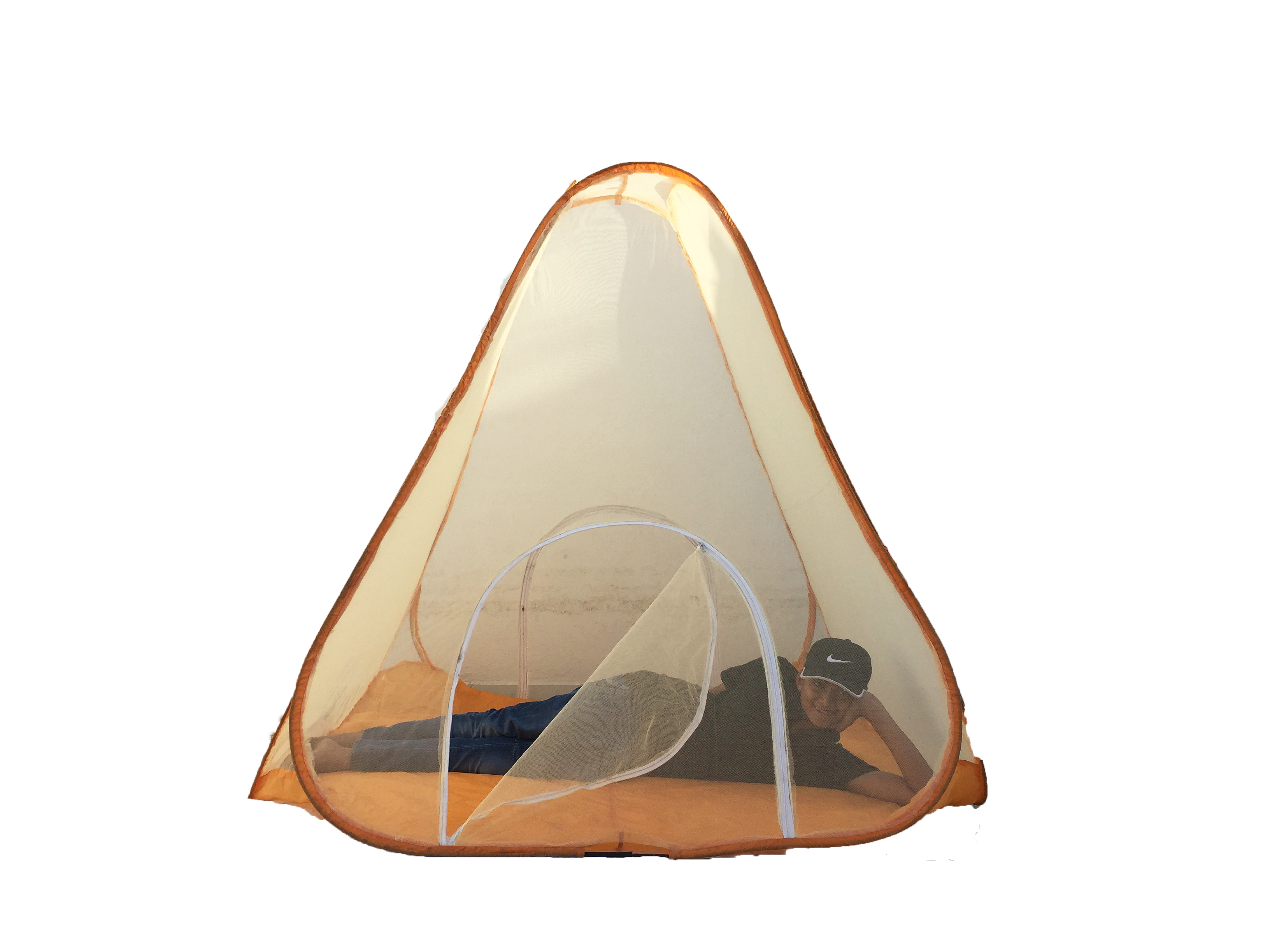 Double Bed Mosquito Net - Polyester, 72x72 Inches, Green | Tear Resistant, Breathable Design, Easy To Fix, Wash Wet Care