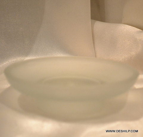 Transparent Soap Holder - Shape: Oval