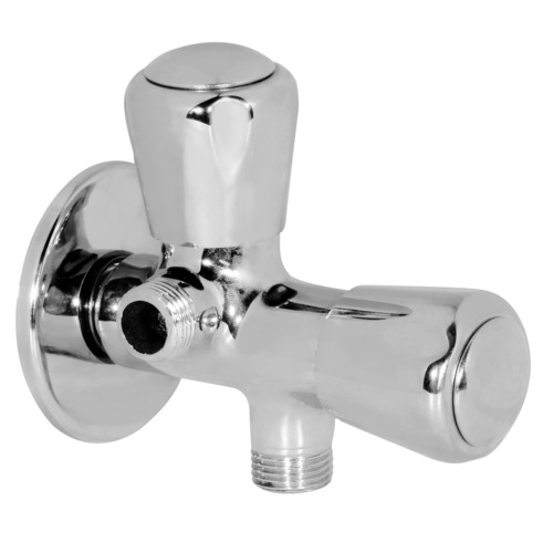 स्टेनलेस स्टील टू वे एंगल कॉक