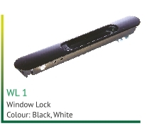 Window Lock - Black & White | Durable Design, Enhanced Security Features for Home and Office Windows