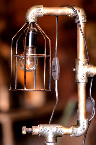 स्टील वॉल लैंप