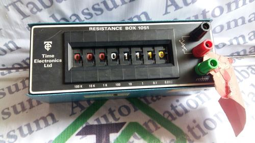 Resistance Box 1051 - Serial No. 9092I2, Calibration No. 0310, Blue Color for Marine and Industrial Temperature Checks
