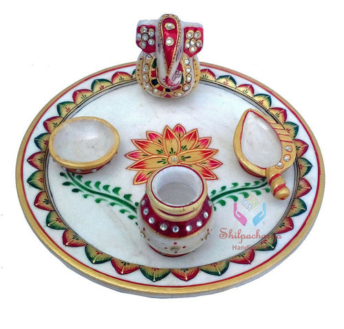 Marble Pooja Thali