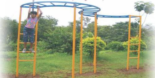 आयरन पाइप और पु पेंट एस ब्रिज लैडर