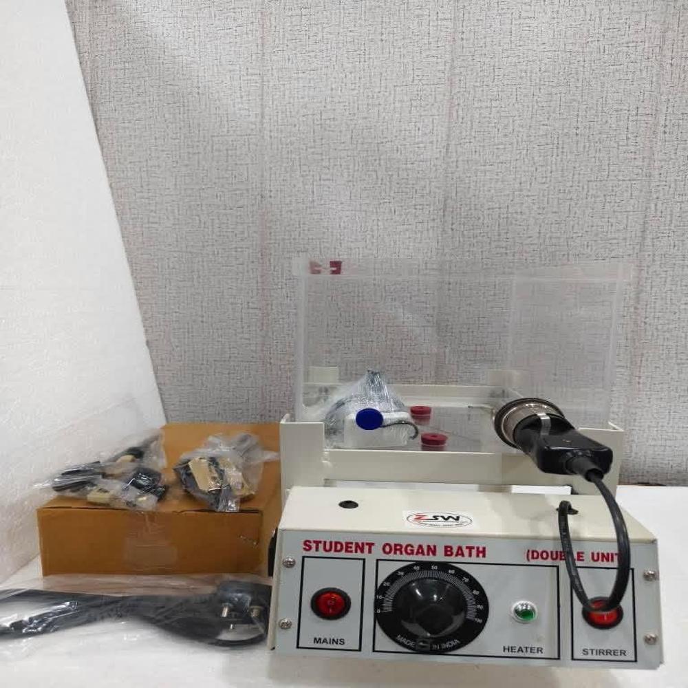 पारदर्शी और सफेद डबल यूनिट ऑर्गन बाथ