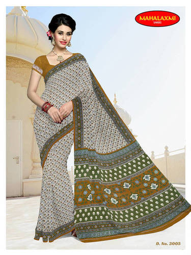 Cotton Printed Sarees