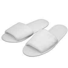 Hotel Slippers - Luxuriously Plush Microfiber, One Size Fits All - Soft, Slip-Resistant Sole, Ideal for Guest Comfort
