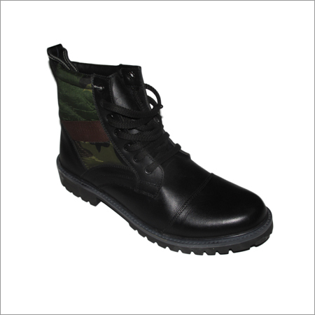 पुरुषों के चमड़े के चौकोर पैर के जूते