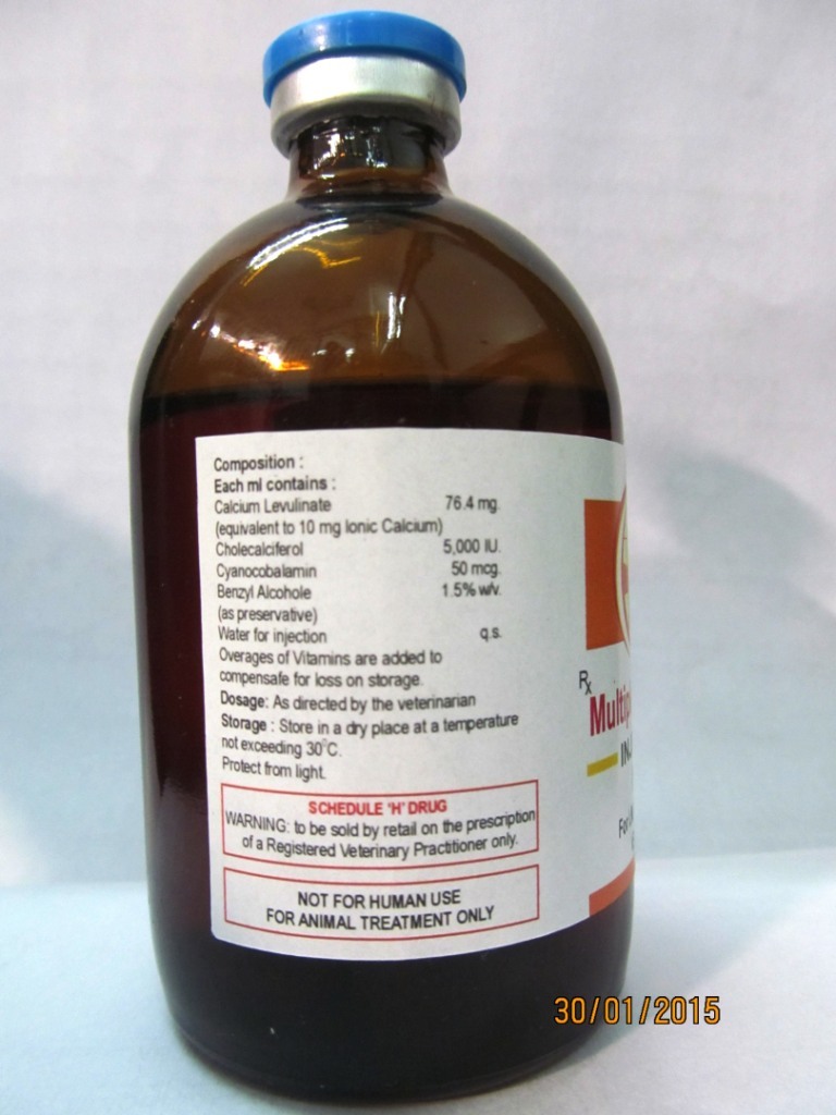 Tablets Veterinary Calcium Levulinate Injection