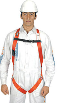 Reflective Orange Full Body Harness