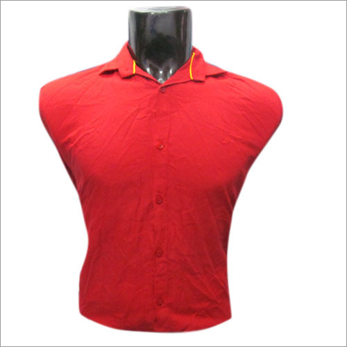 लाल औपचारिक शर्ट