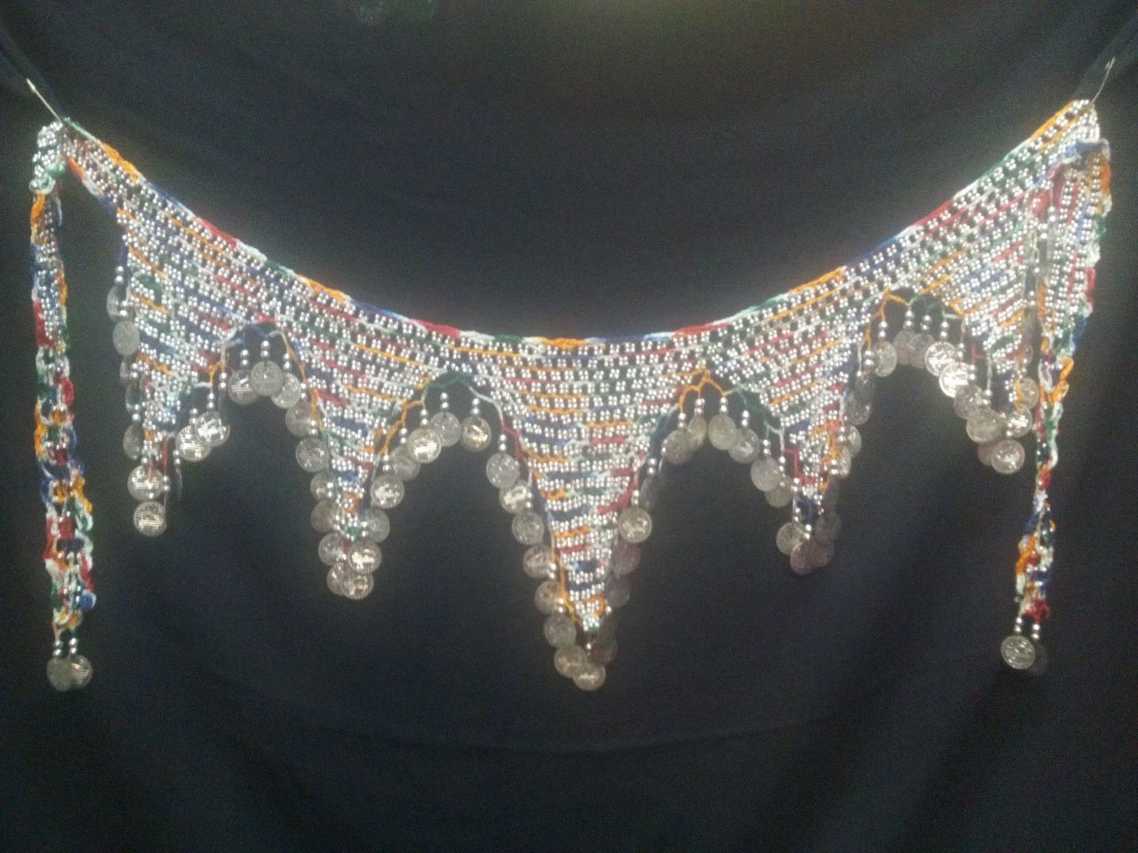 Belly Dance Belts - Metal And Velvet, Varied Sizes, Blue | Attractive Look, Comfortable Fit, Durable Material, Elegant Design, Perfect Finish, Unique Pattern, Versatile Style