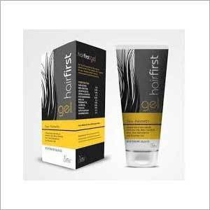 Hair First Gel - Plastic Tube, 15x5cm, Black | Easy Styling, Non-Sticky, Strong Hold, Natural Shine, Long-Lasting, Hair Growth, pH 5.5, 150g
