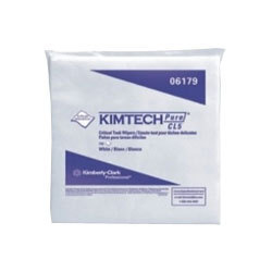 Kimtech Pure Class 5 Wipes - Continuous Filament Rayon/Polyester Blend, 9x9 Inch, Blue | High Absorbency, No Binders or Surfactants, Ideal for Clean Rooms
