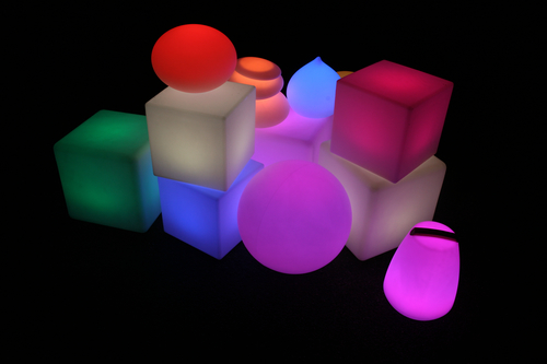 रंगीन लैंप्स