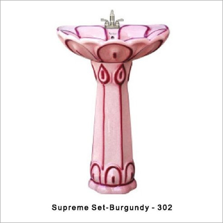 पिंक सेनेटरी वेयर वॉश बेसिन