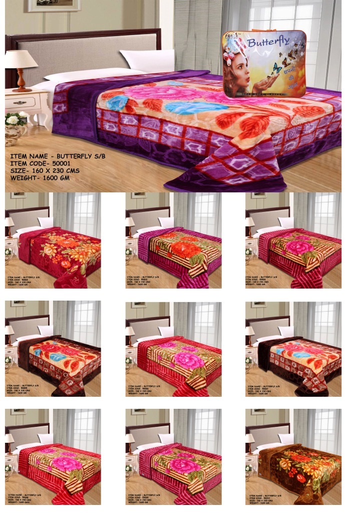 Butterfly Mink Blankets