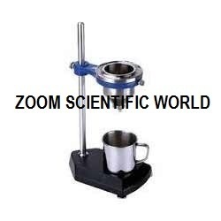 Flowcup Viscometer - Stainless Steel, Brass Cup with Jets B2-B6 | Silver and Black, Laboratory Use, 220 Volt Voltage