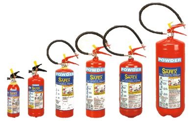 Red Powder Fire Extinguisher