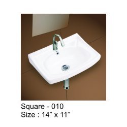 व्हाइट सेनेटरी वेयर वॉश बेसिन