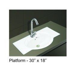 White Table Top Wash Basin 