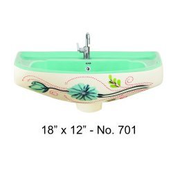 ग्रीन 18 X 12 वॉश बेसिन