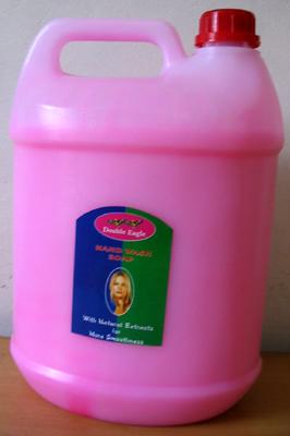 Hand Wash Soap - Plastic, 5 Liters, Pink | Bulk Packaging, Cost-Effective, Easy Dispensing, Effective Cleaning, Pleasant Floral Scent, Soft on Skin