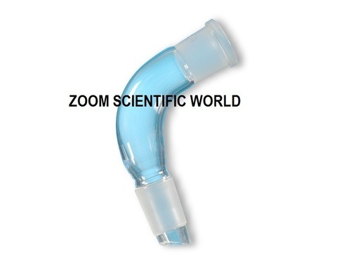 Plains Bends Receiver Adapters - Glass Material, Size 24/29 mm | Transparent Finish, Laboratory Use